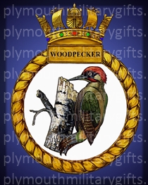 HMS Woodpecker Magnet